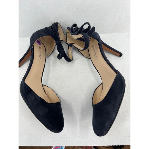 Nine West Black 
 Suede D'orsay Heels - Picture 3 of 6